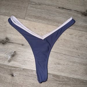 Pale Blue Frame Bikini Bottom